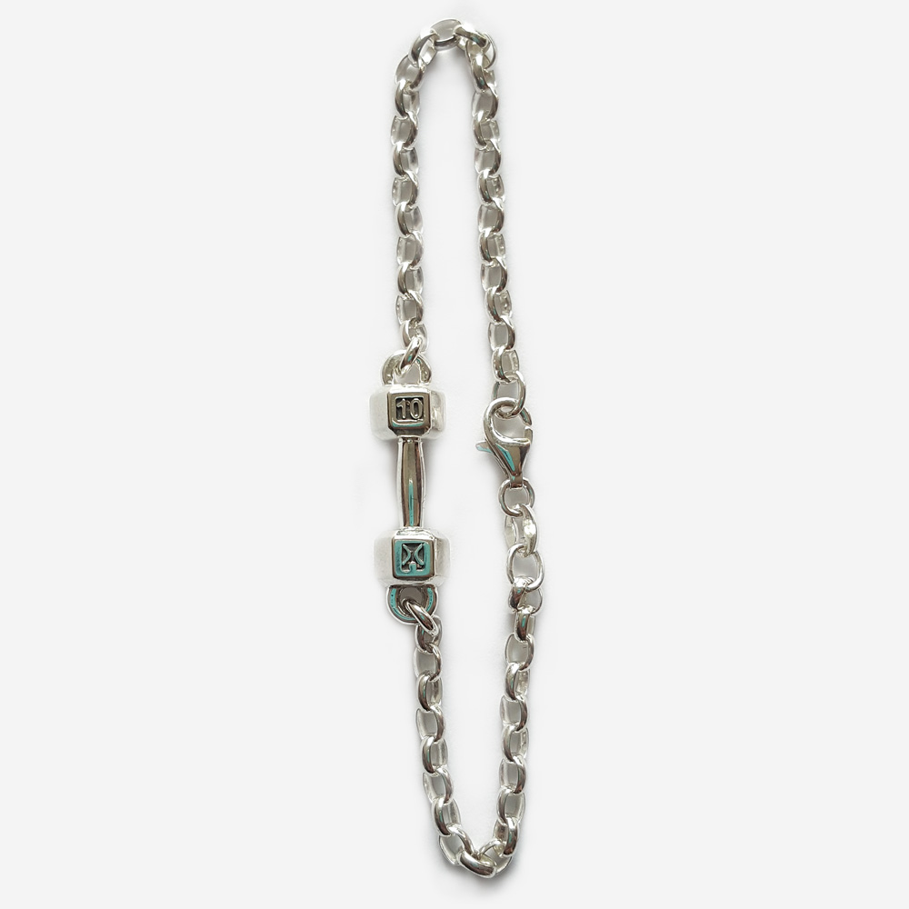 Gift-XX Alloy Metal Barbell and Matte Stone Beads Fitness Fashion Dumbbell  Gym Charm Bracelet for Men price in Egypt | Amazon Egypt | kanbkam