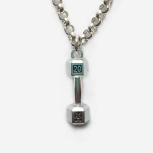 20kg Dumbbell Necklace