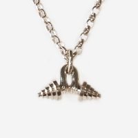 Bent Barbell Necklace
