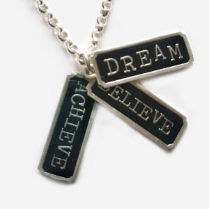 Dream Believe Achieve Necklace