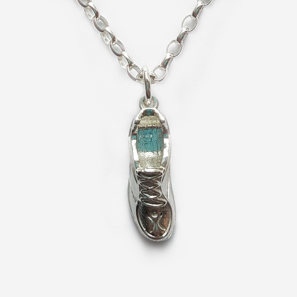 Running Shoe Necklace (Front)